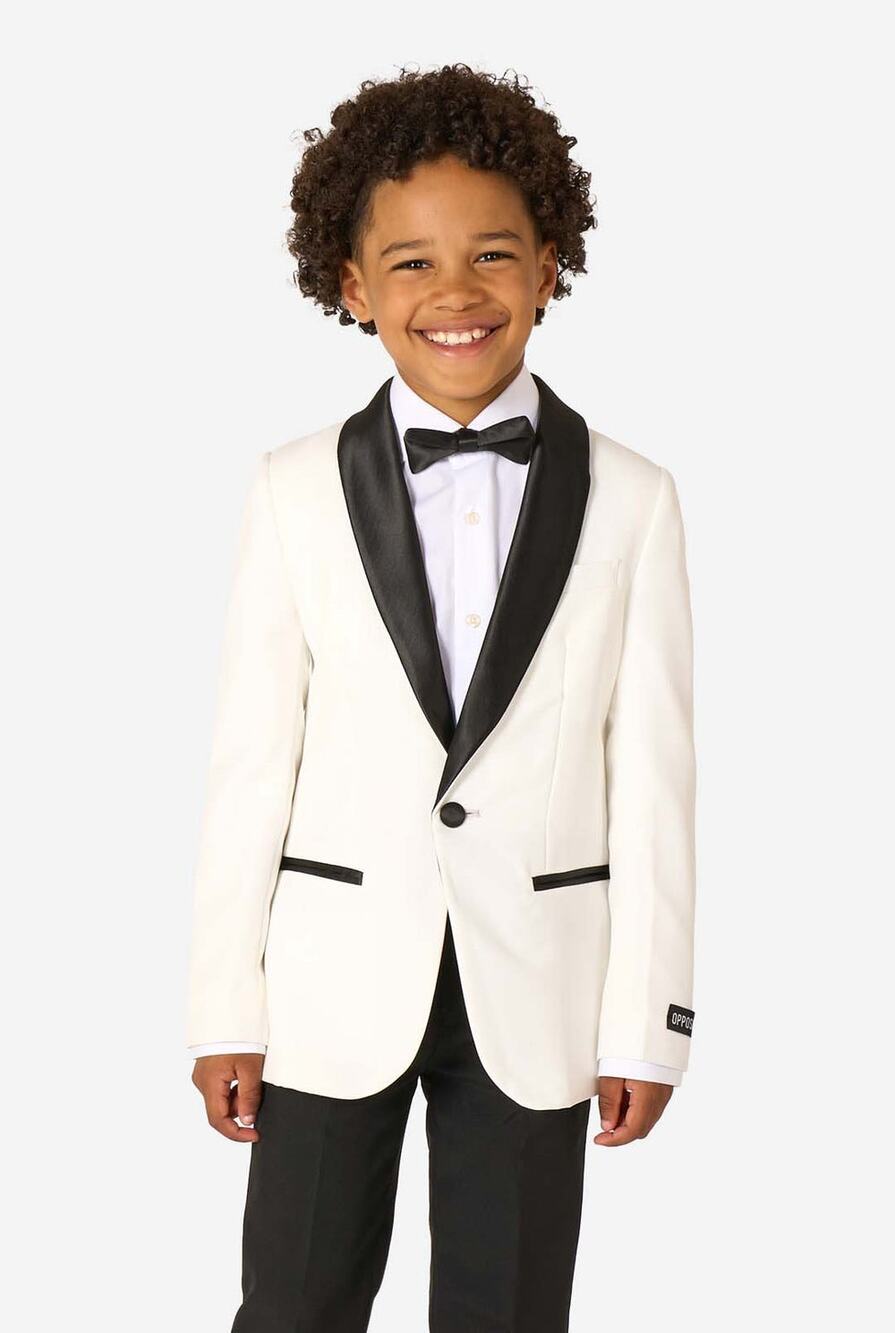 OppoSuits Boys Pearly White Suit Tuxedo 6Y